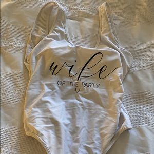 Wife of the Party swimsuit